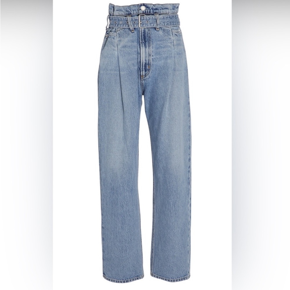 Agolde reworked 90s straight leg ultra high rise jean sz 28 EUC